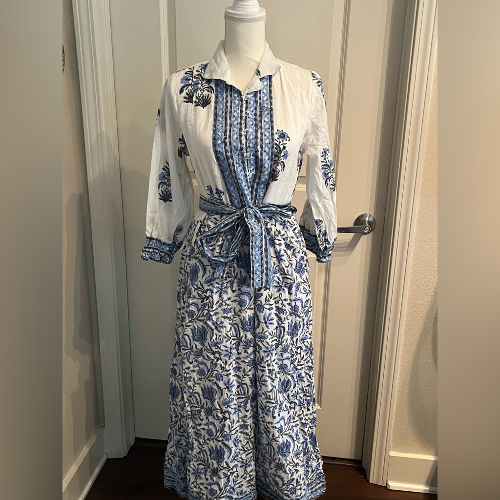 Victoria Dunn Charleston Blues Folly | Blue & White | Xs